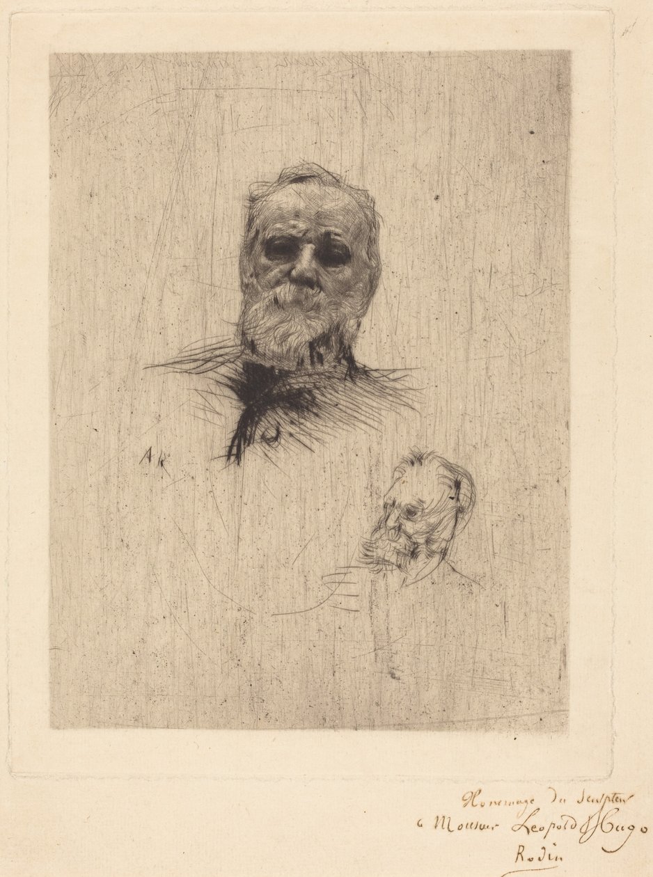 Victor Hugo, De Face de Auguste Rodin