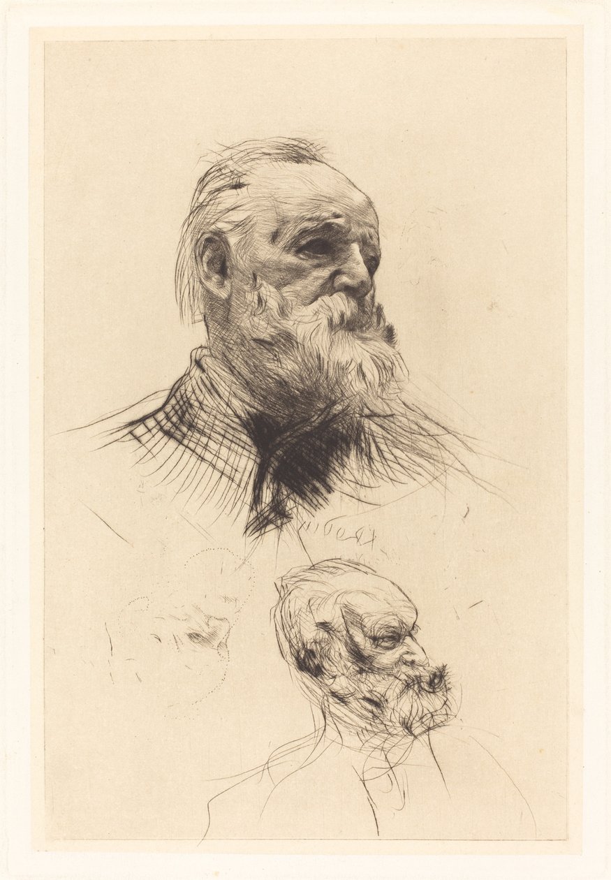 Victor Hugo, De Trois Quarts de Auguste Rodin