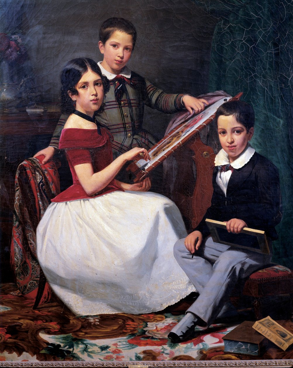 Os filhos do vereador Joaquin Torquato Alves Ribeiro de Auguste Roquemont