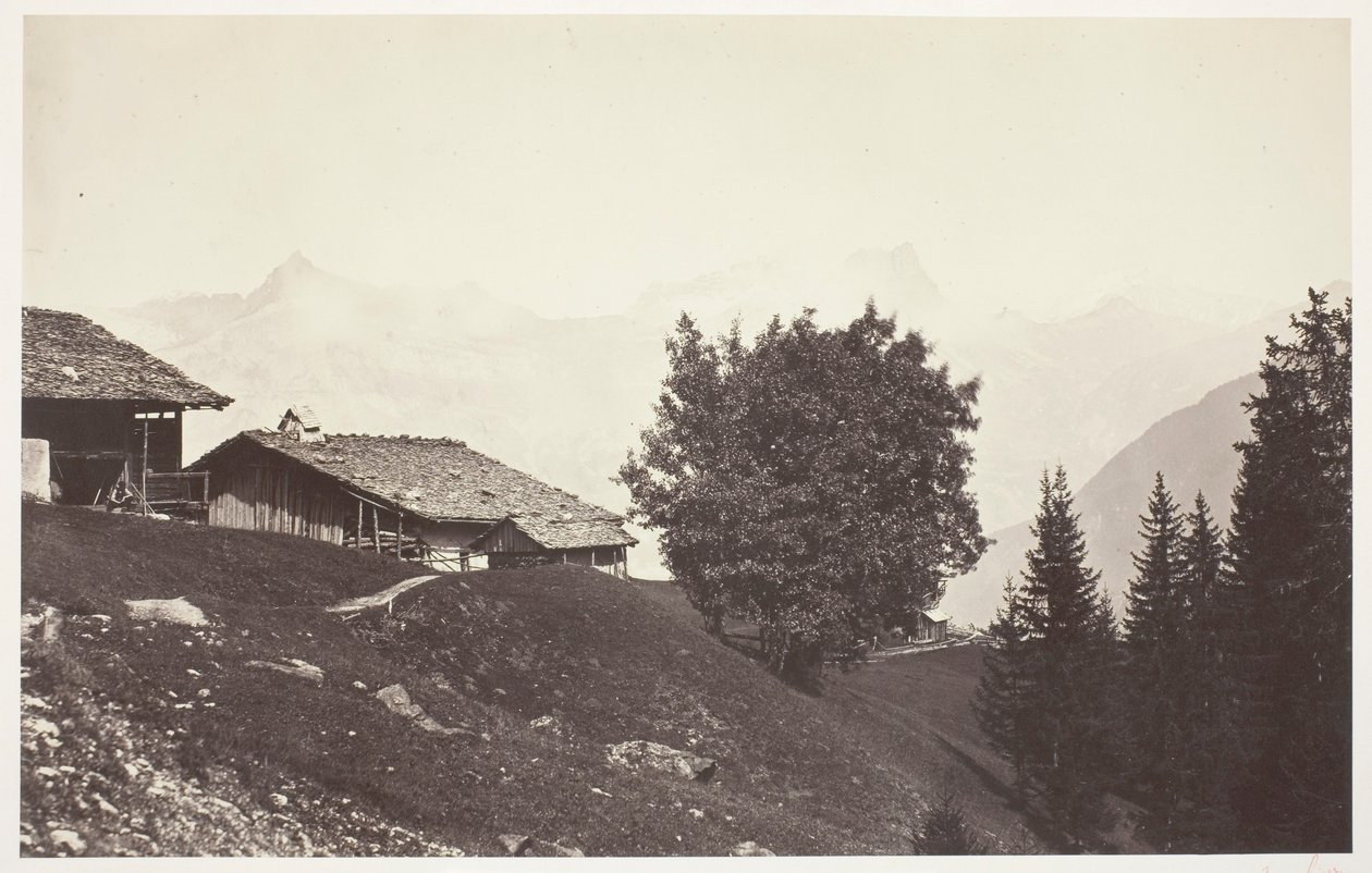Savoie 47, Le Buet e as rochas de Fis de Auguste Rosalie Bisson