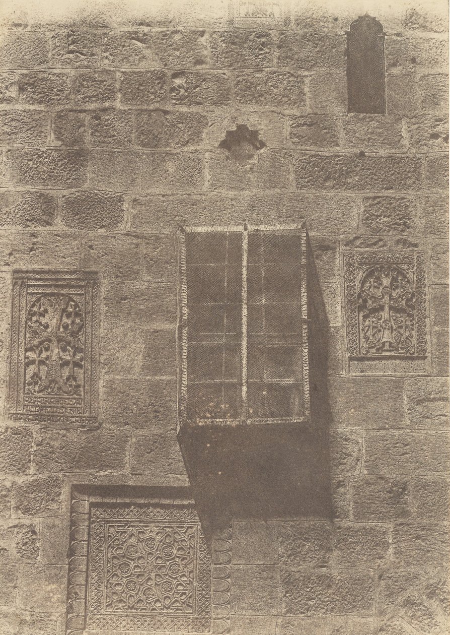 Jerusalém. Convento arménio. Ornamentos de Auguste Salzmann