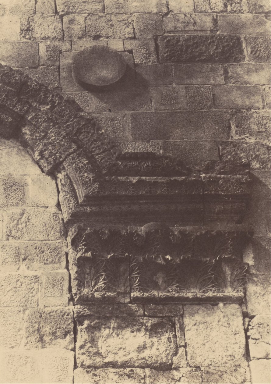 Jerusalém. Cerco do templo. Detalhes da Golden Gate de Auguste Salzmann