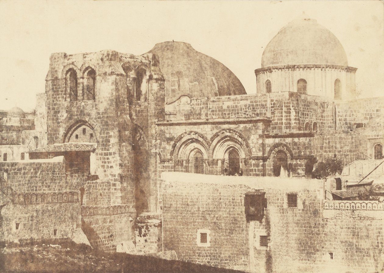 Jerusalém. Santo Sepulcro. Vista geral 2 de Auguste Salzmann