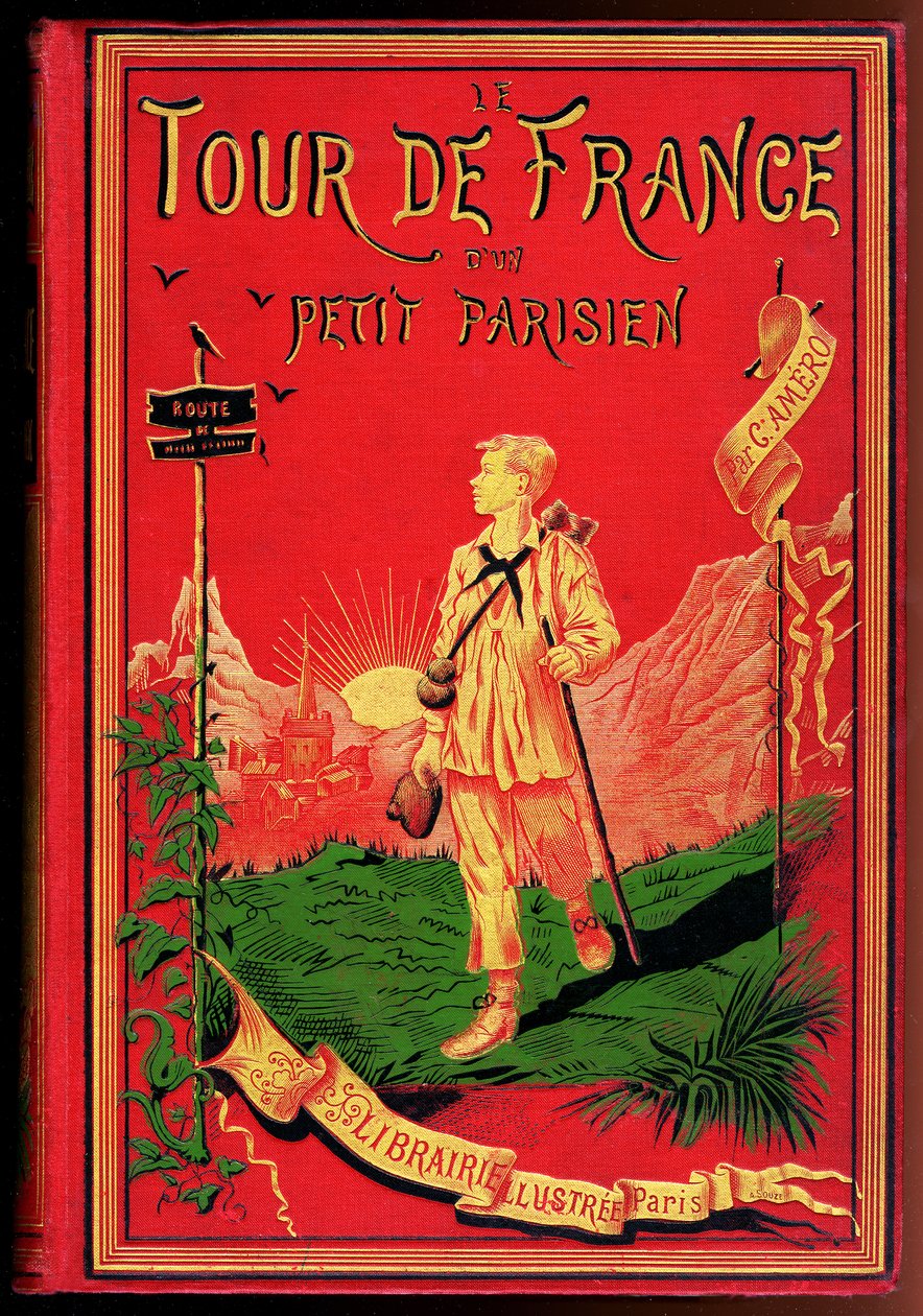 O Tour de France de um pequeno parisiense por Constant Amero, cerca de 1880 - 1885 (ilustração) de Auguste Souze