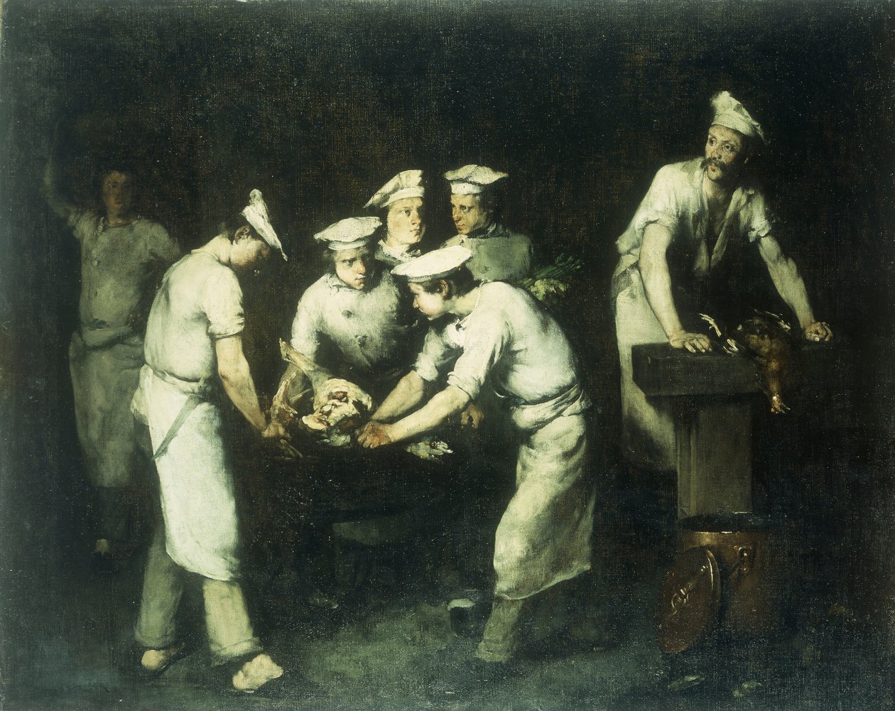 Os cozinheiros de Auguste Theodule Ribot