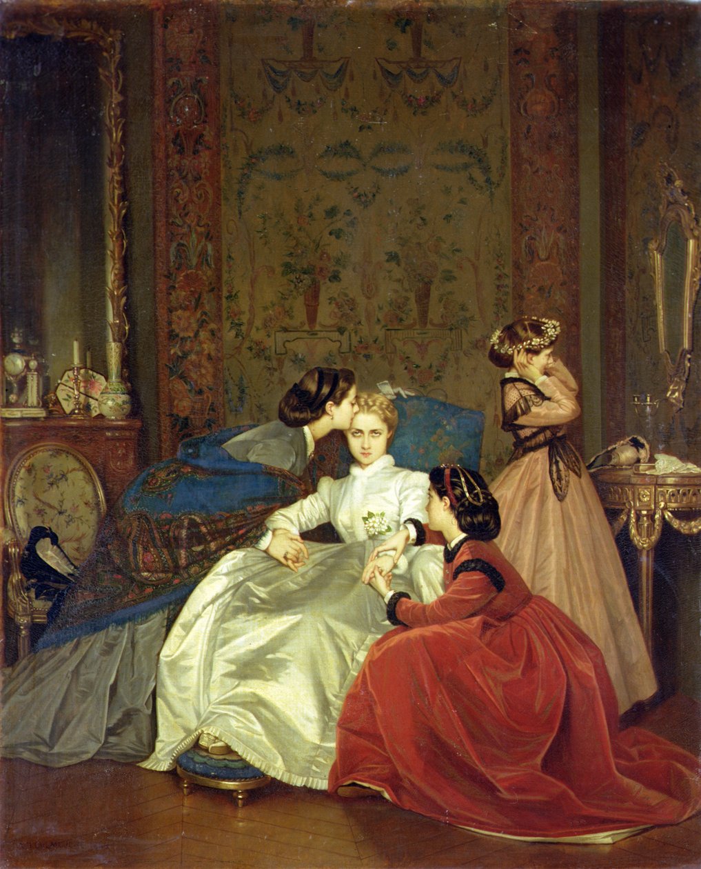 A Noiva Relutante de Auguste Toulmouche