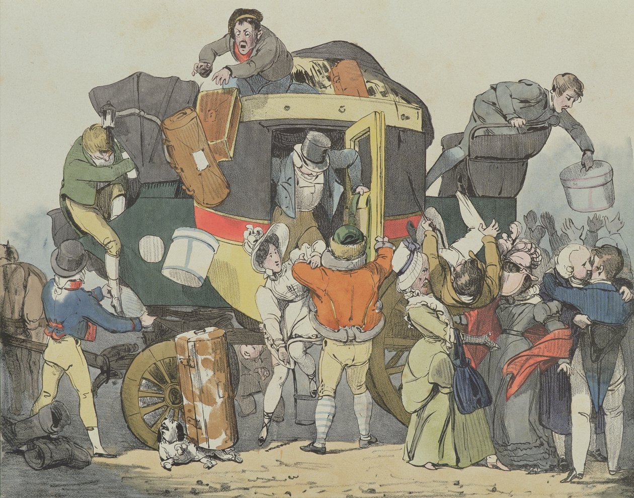 A Inconveniência, 1826 de Auguste Xavier Leprince