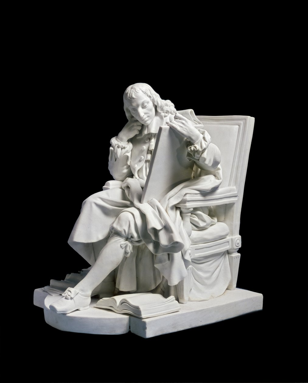 Blaise Pascal, c. 1784 (porcelana (pasta dura), biscoito) de Augustin Pajou