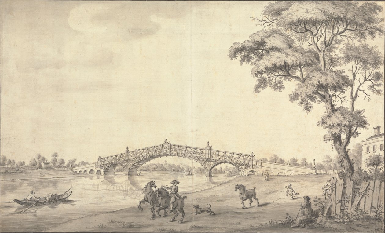 A Ponte, Walton no Tamisa de Augustin Heckel