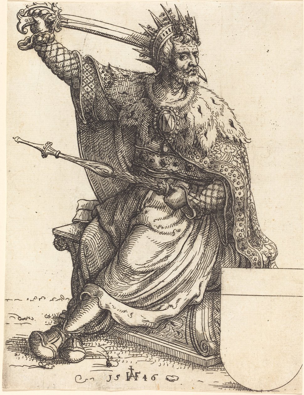 Fernando I, 1546. de Augustin Hirschvogel
