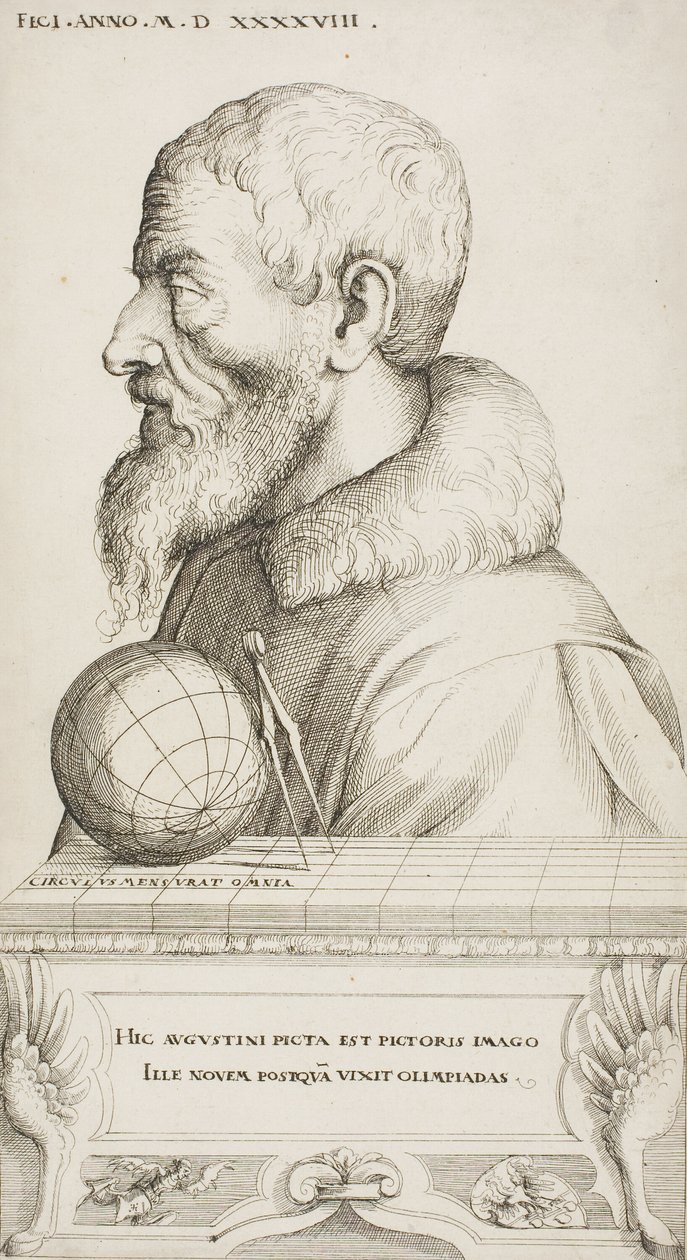Auto-retrato de Augustin Hirschvogel