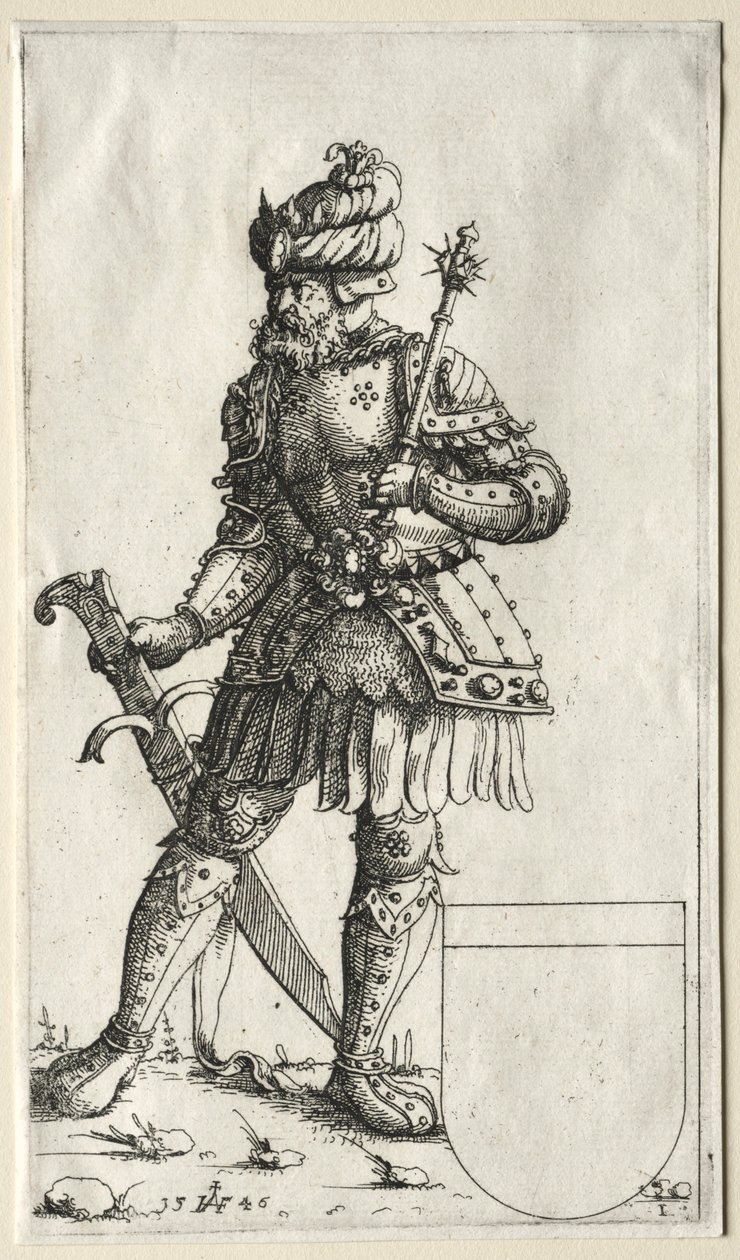 Sigismundo II, rei da Polônia, 1546. de Augustin Hirschvogel