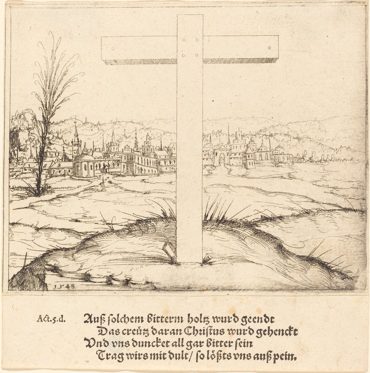 A Cruz de Cristo de Augustin Hirschvogel