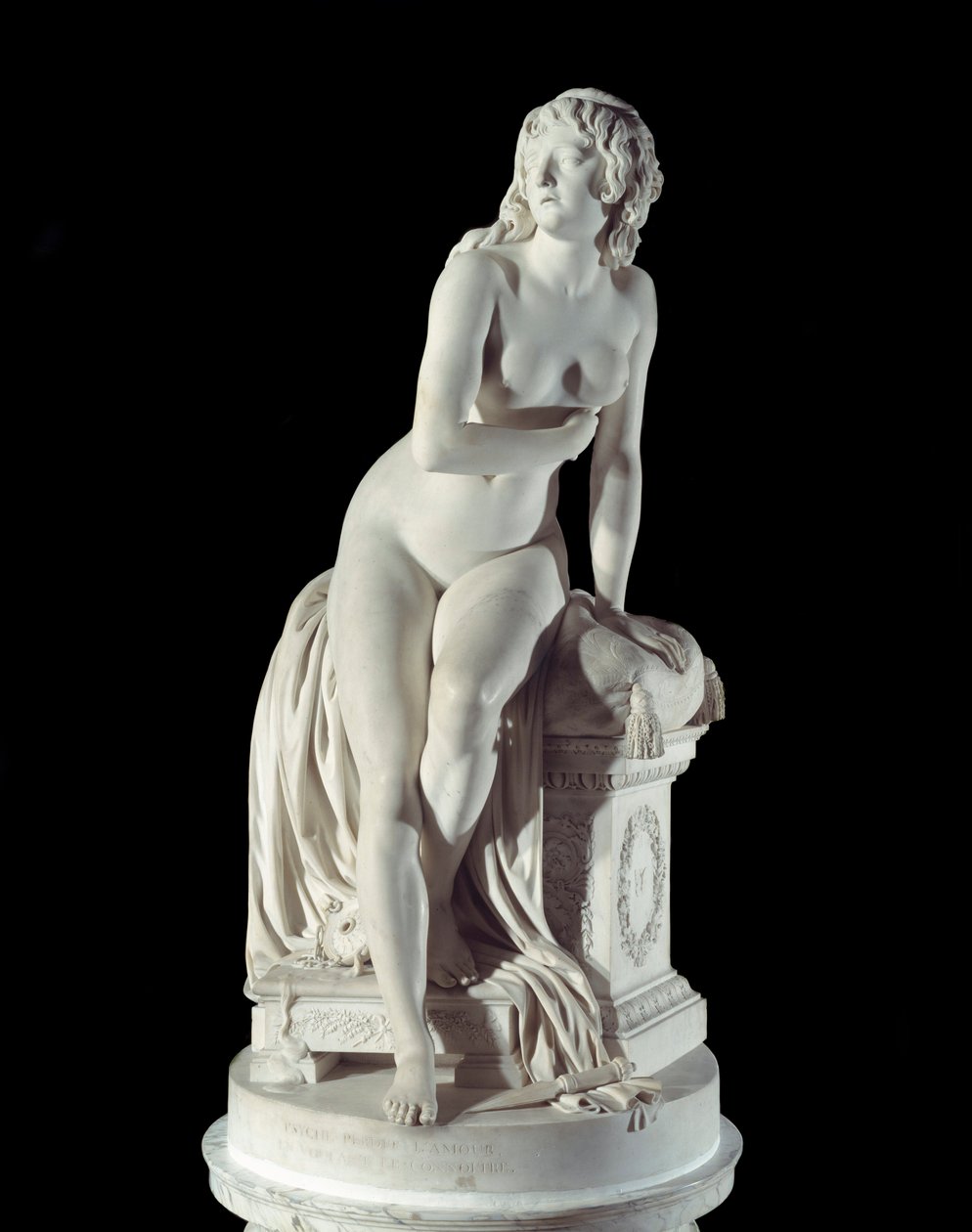 Escultura Psicológica Abandonada por Augustin Pajou (1730-1809) 1791 Paris, Musee du Louvre de Augustin Pajou