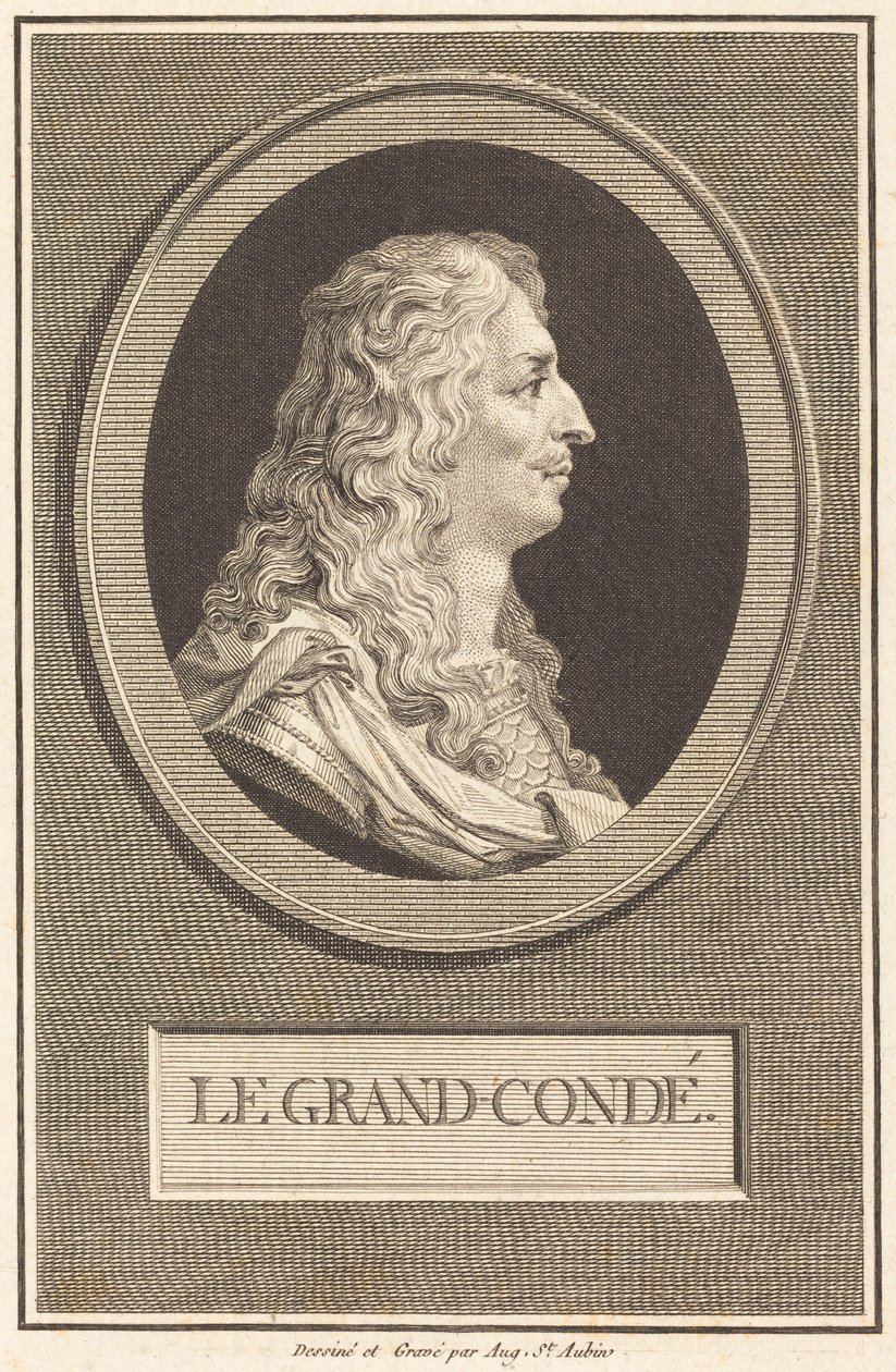 O Grande Condé de Augustin de Saint-Aubin