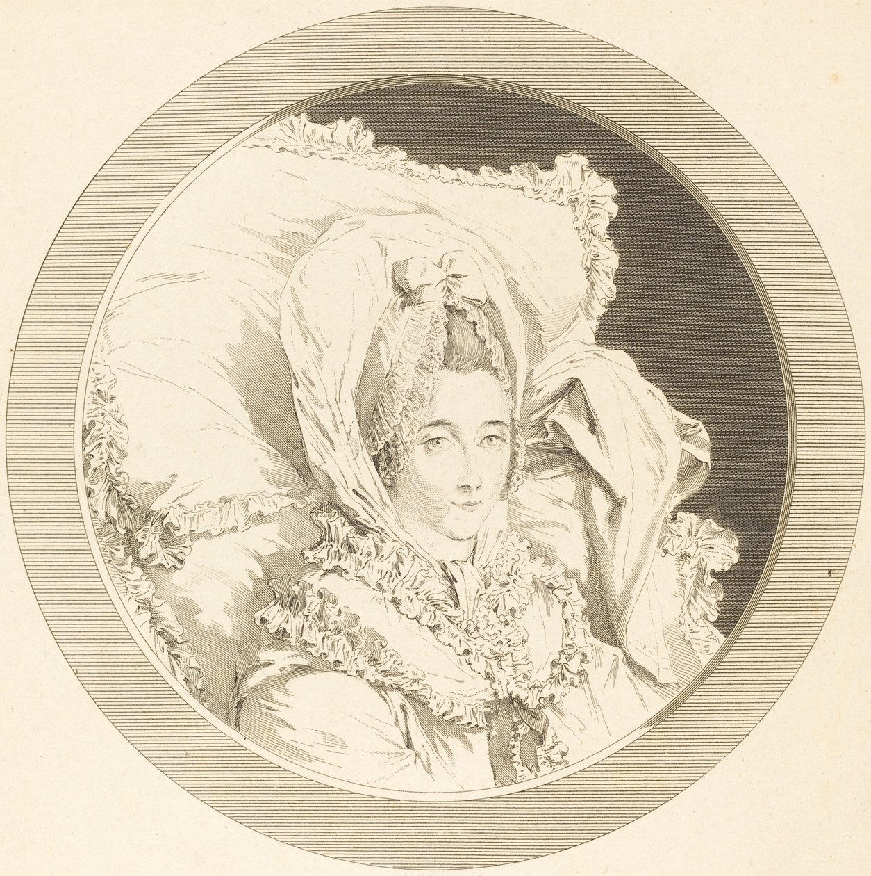 Última hora da Baronesa de Rebecque de Augustin de Saint Aubin