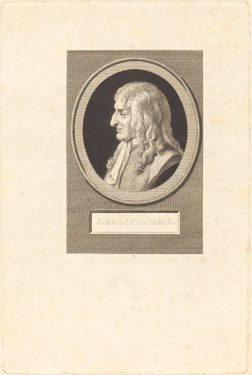 Jean de La Fontaine de Augustin de Saint Aubin