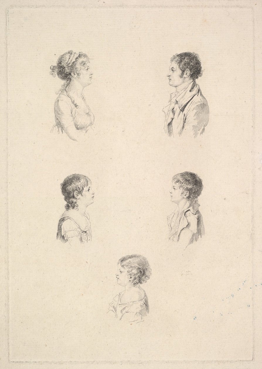 A família Renouard A família Renouard, 1801. de Augustin de Saint Aubin