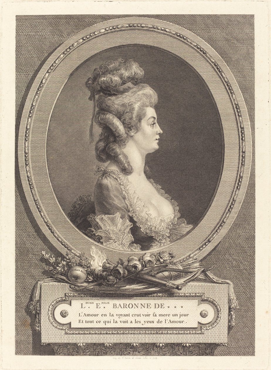 Louise Emilie Baronesa de *** de Augustin de Saint Aubin