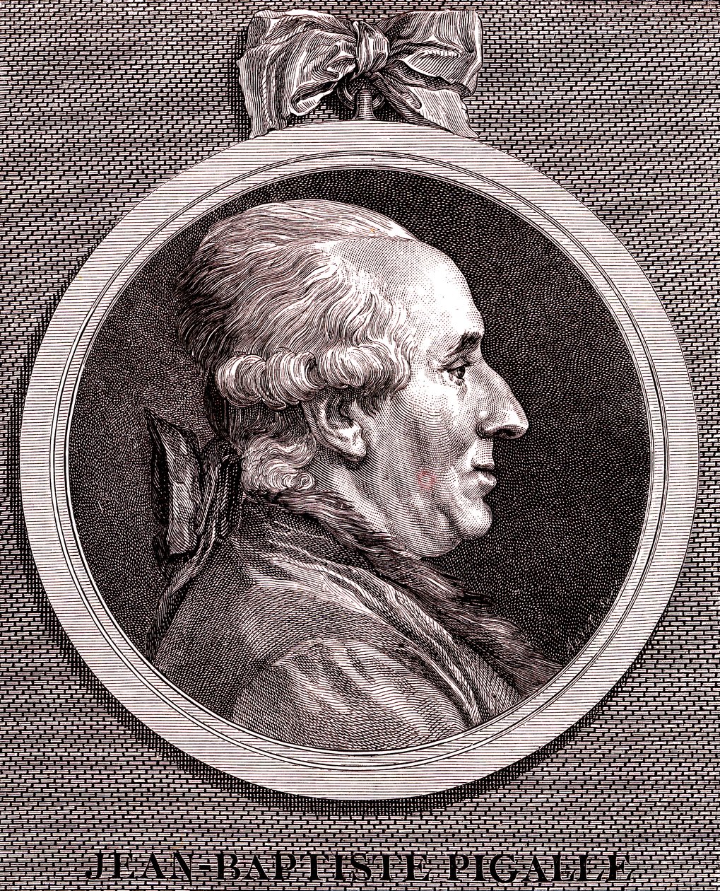 Jean Baptiste Pigalle de Augustin de Saint Aubin
