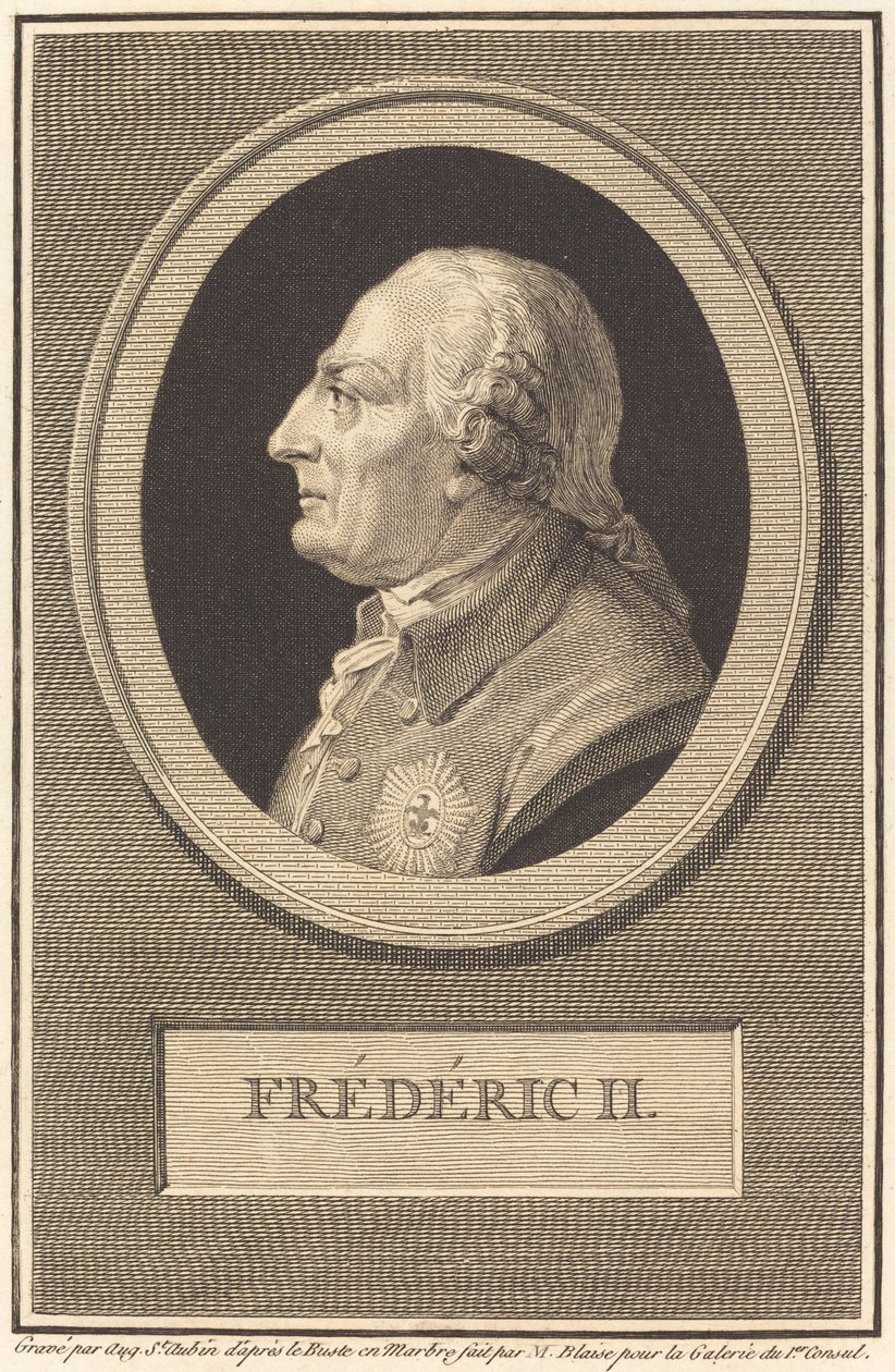 Frederico II de Augustin de Saint Aubin after Barthelemy Blaise