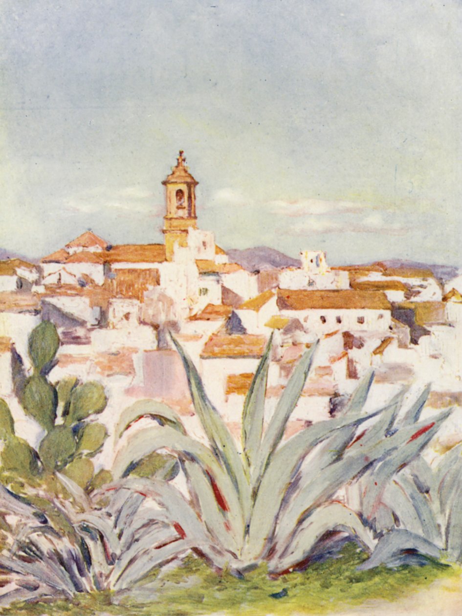Algeciras (litografia a cores) de Augustine Fitzgerald