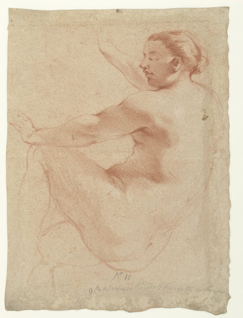Nua Feminina Sentada de Augustinus Terwesten (I)