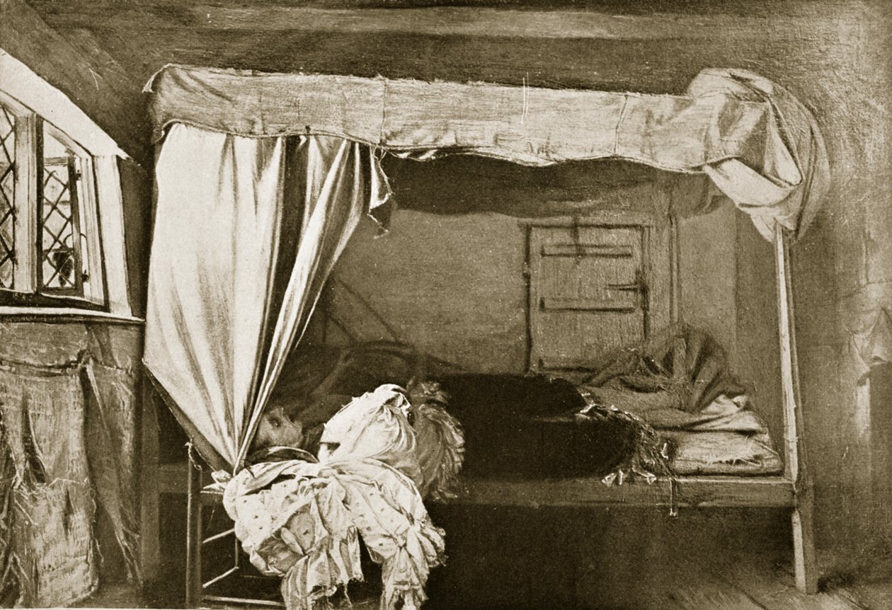 A morte de Buckingham, 1687 de Augustus Leopold Egg