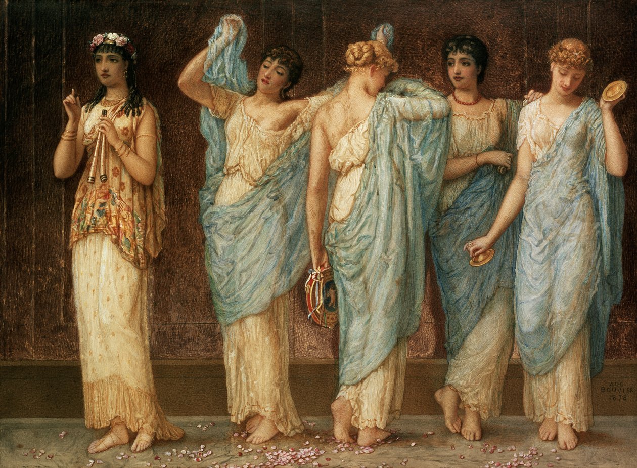 Pronto para a dança de Augustus Jules Bouvier