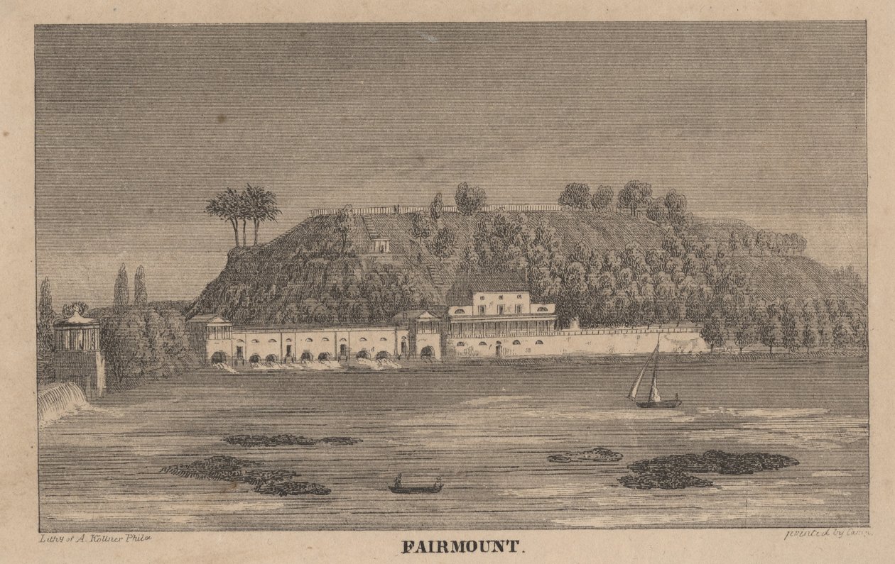 Fairmount, c.1848 de Augustus Kollner