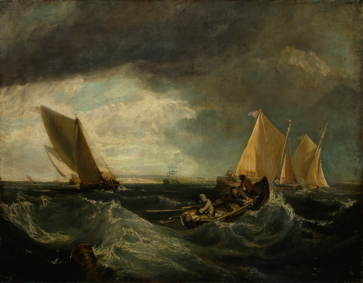 Sheerness e a Ilha de Sheppey (depois de JMW Turner) de Augustus Wall Callcott