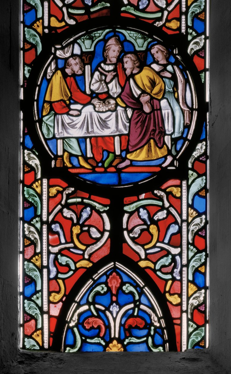 A paixão de Cristo, janela do leste, detalhe, 1848-50 de Augustus Welby Northmore Pugin