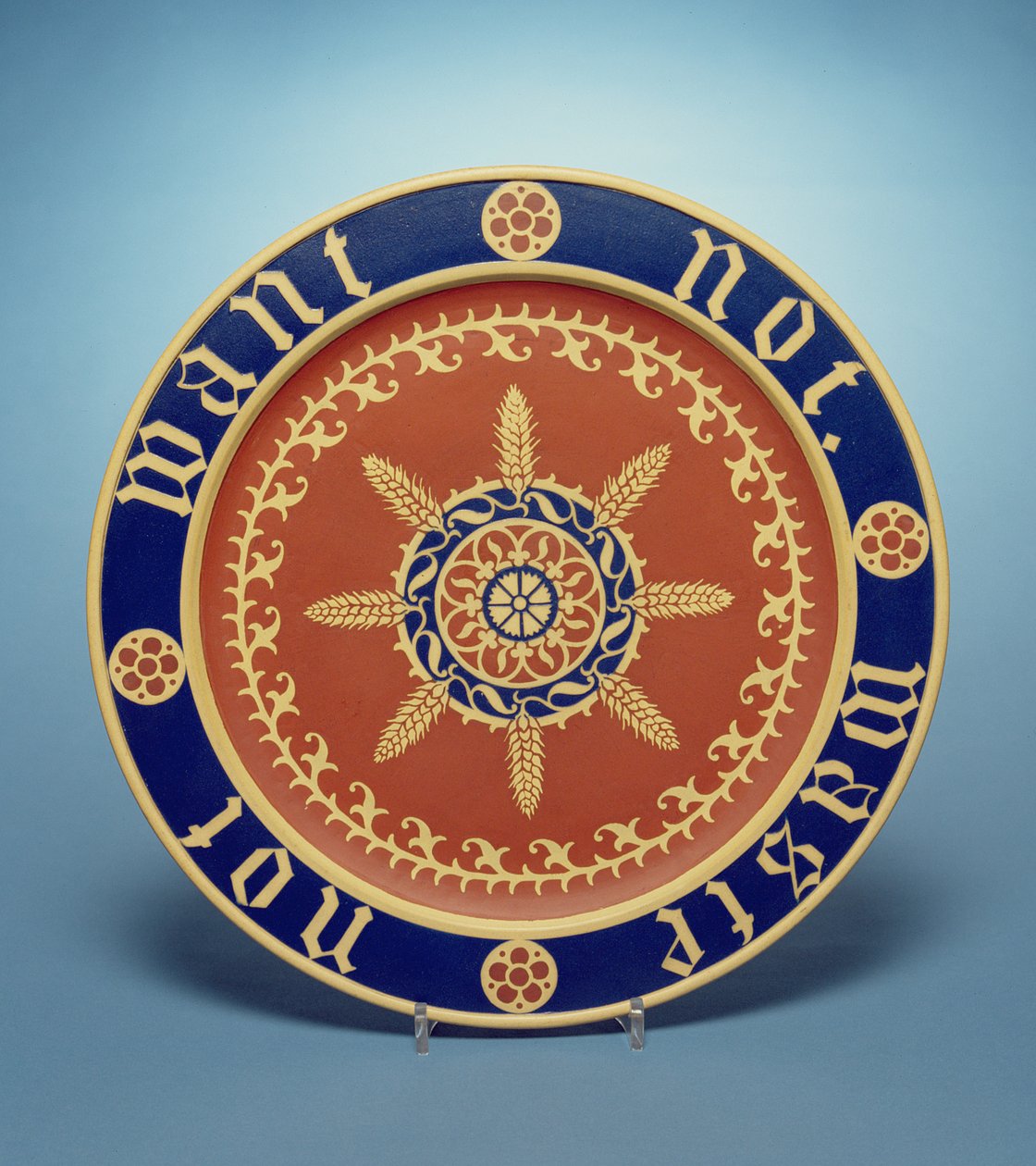 Prato de pão Minton (cerâmica) de Augustus Welby Northmore Pugin