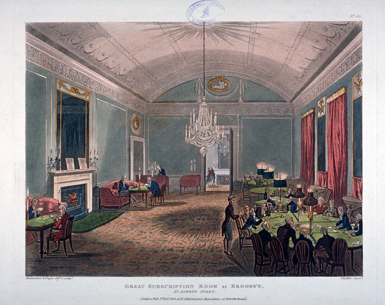 The Great Subscription Room, interior do Brooks