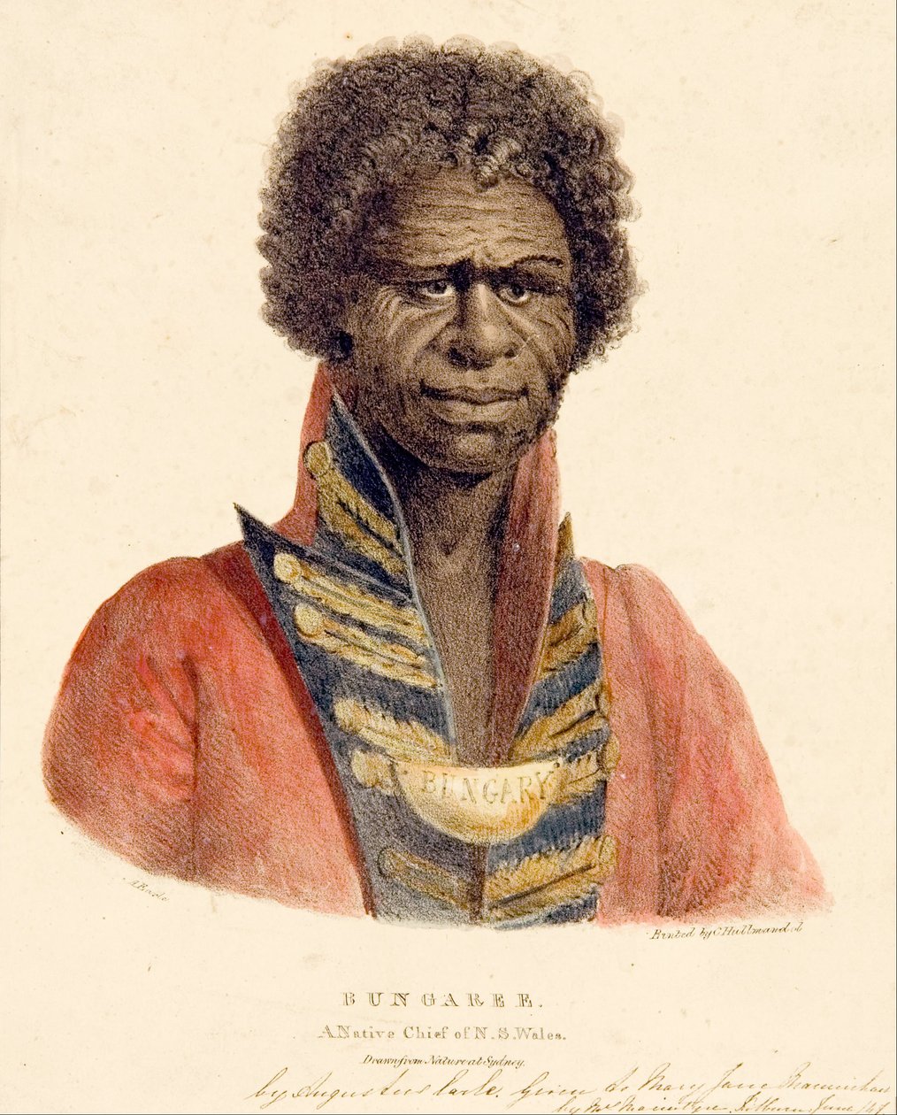 Bungaree, um chefe nativo de NS do País de Gales de Augustus Earle