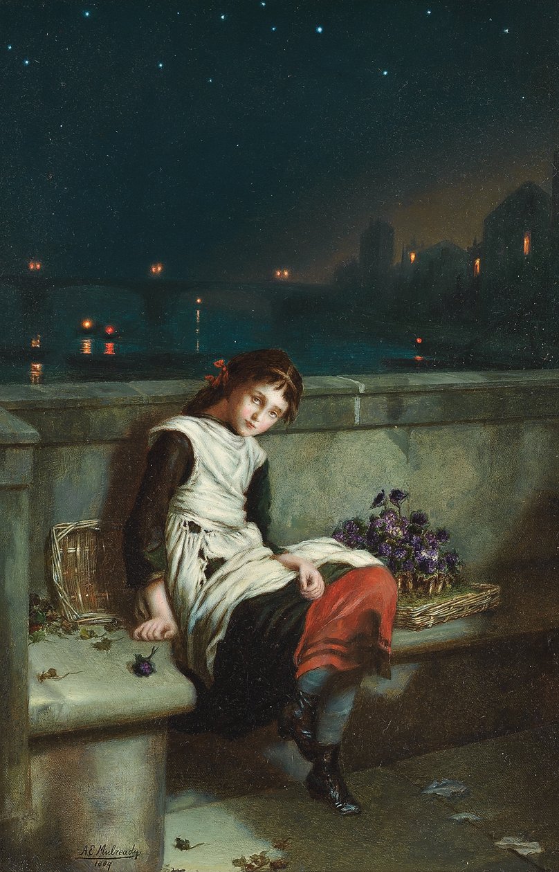Da manhã até a noite, 1889 de Augustus Edward Mulready