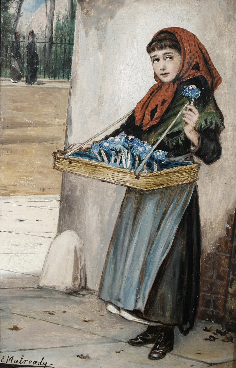 Um olhar para um comprador esperado de Augustus Edwin Mulready