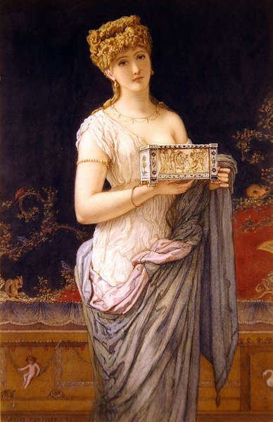 Rapariga Pompeia de Augustus Jules Bouvier