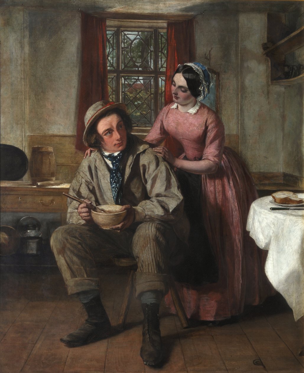 Charles Dickens no personagem de Sir Charles Coldstream, c.1850 de Augustus Leopold Egg