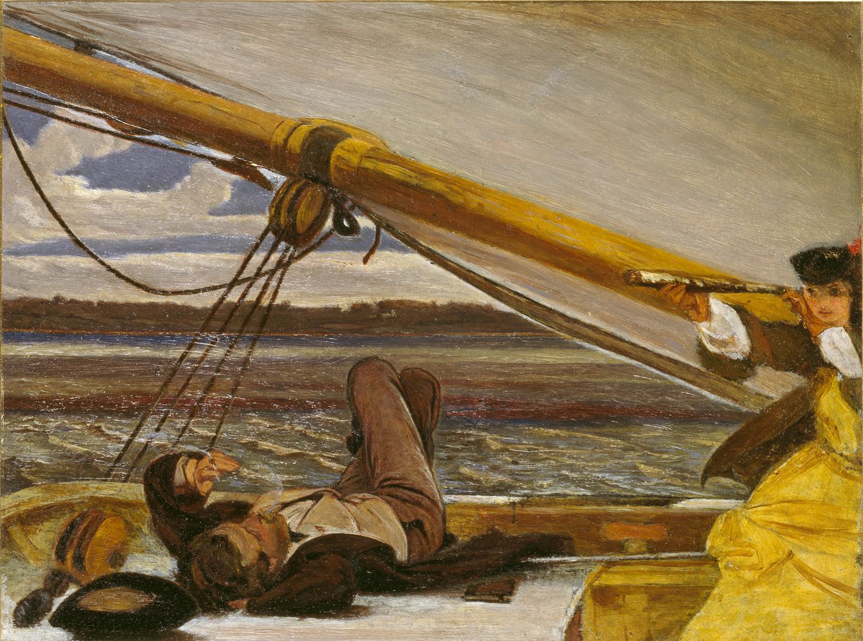 Outward Bound, meados do século 19 de Augustus Leopold Egg