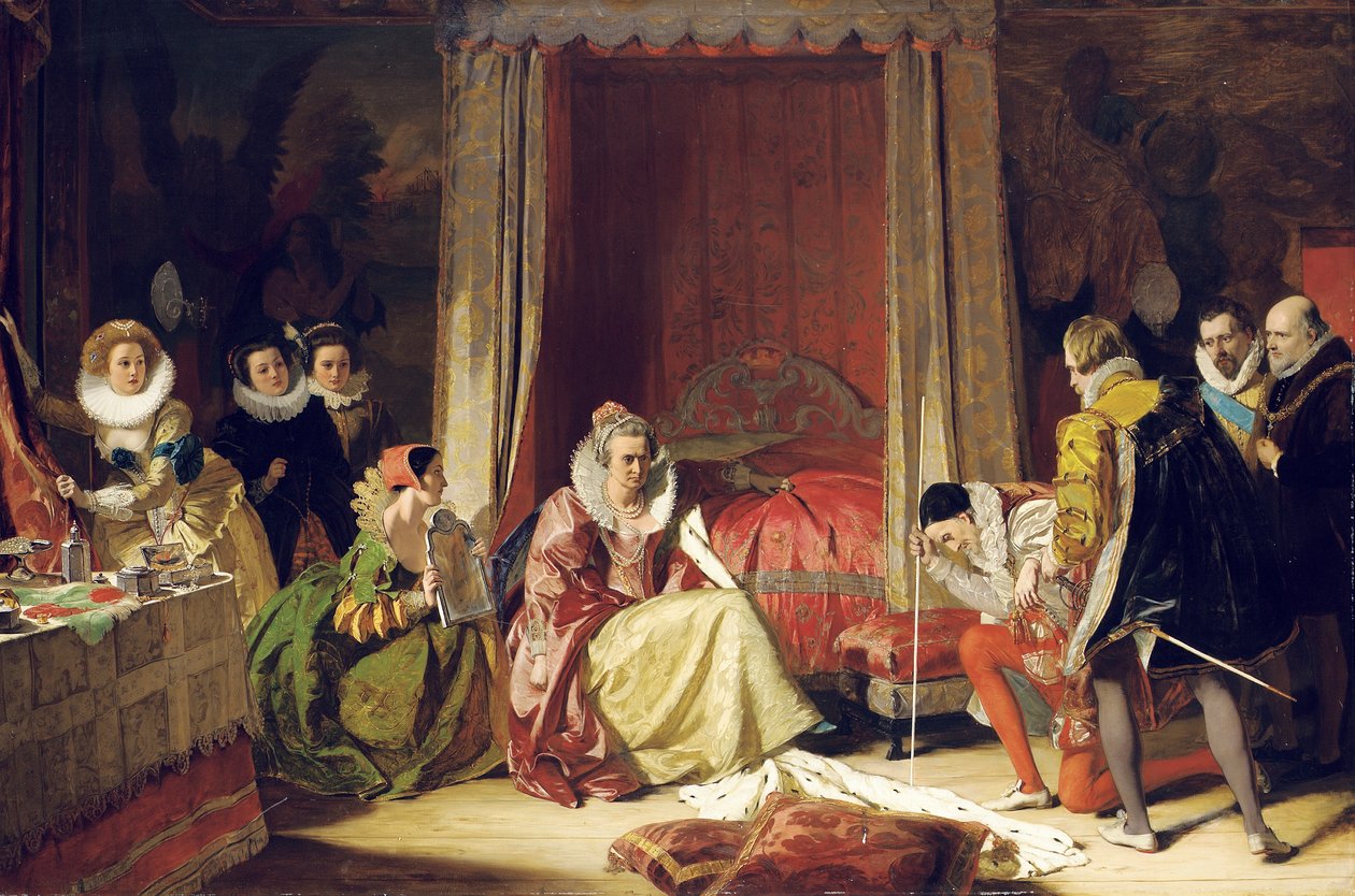 Rainha Elizabeth descobre que não é mais jovem de Augustus Leopold Egg