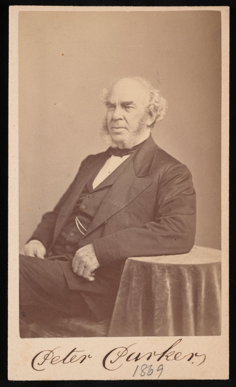 Retrato de Peter Parker 1804-1888, 1869. de Augustus Marshall