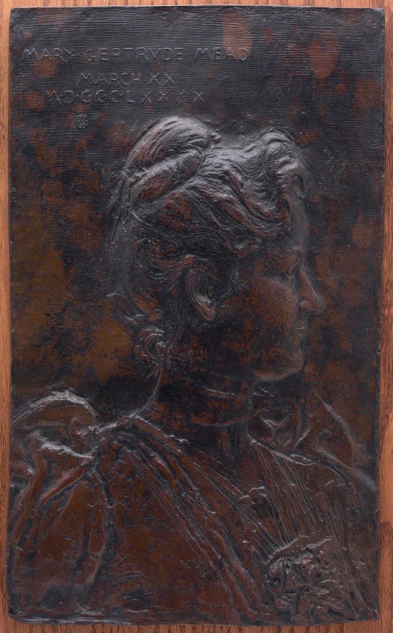 Mary Gertrude Mead (mais tarde Mary Gertrude Abbey, 1851 de Augustus Saint Gaudens