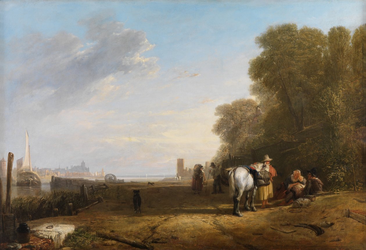 Uma Cena na Holanda de Augustus Wall Callcott