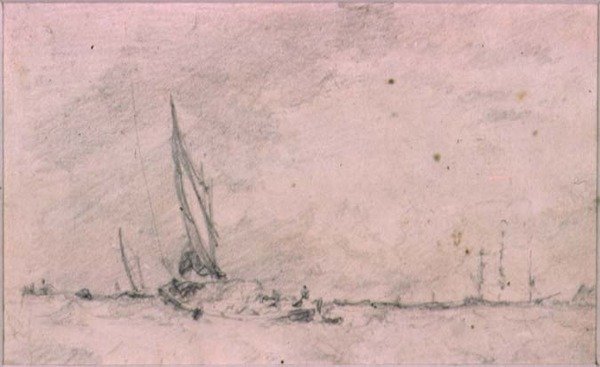 Estudos de Composição (desenho) de Augustus Wall Callcott