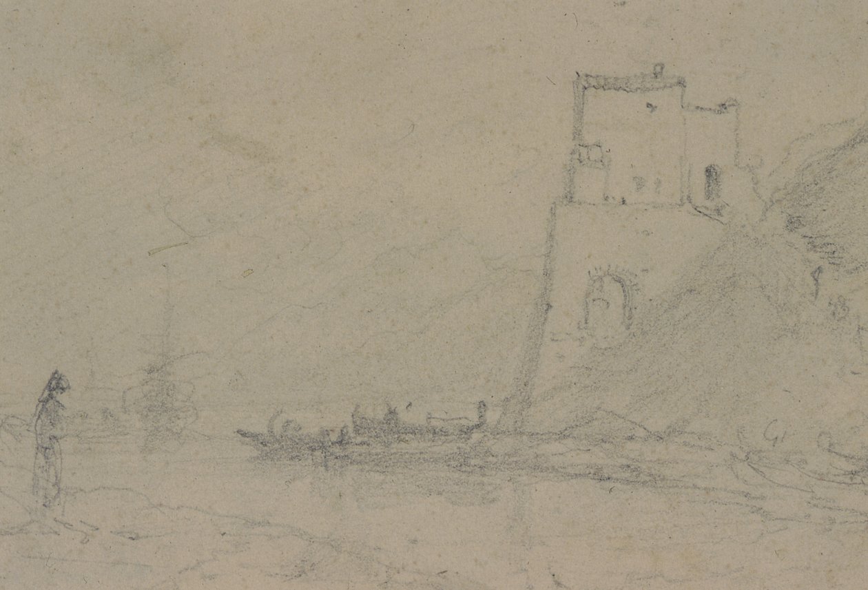 Estudos de Composição (desenho) de Augustus Wall Callcott