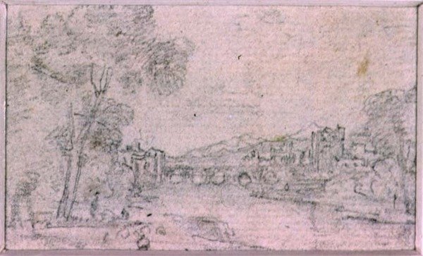 Estudos de Composição (desenho) de Augustus Wall Callcott