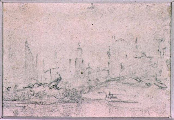Estudos de Composição (desenho) de Augustus Wall Callcott