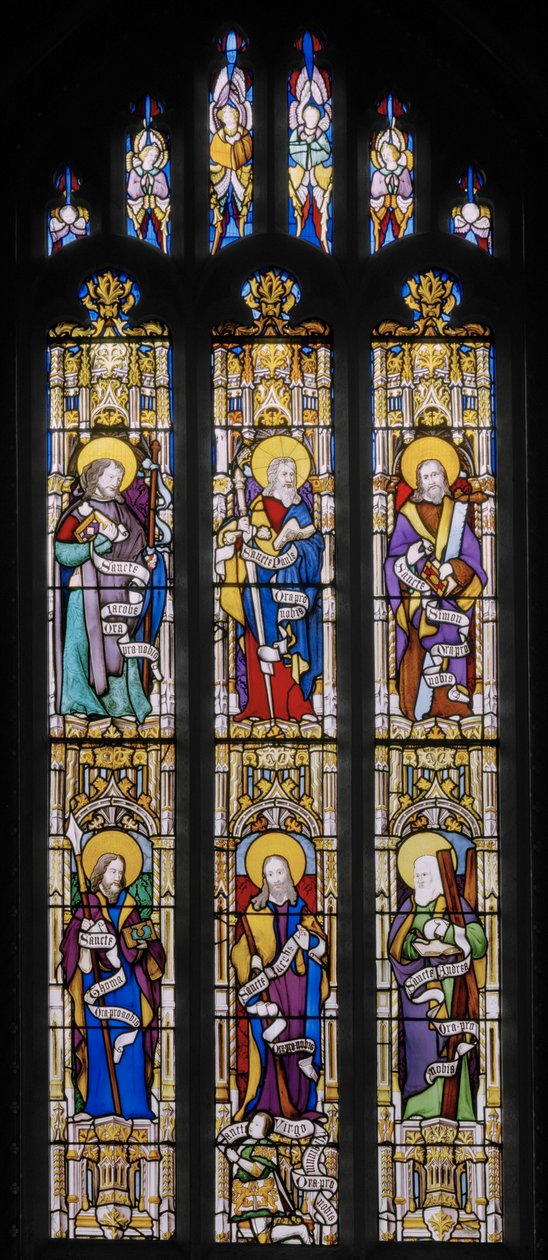 Apóstolos, 1837 (vitral) de Augustus Welby Northmore Pugin