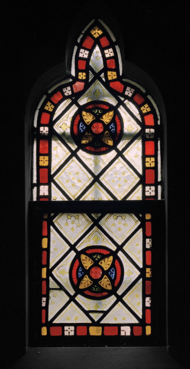 Janela Confessional na Capela da Senhora, 1849 (vitral) de Augustus Welby Northmore Pugin